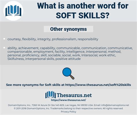 skill thesaurus|soft skills thesaurus.